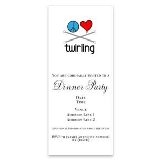 Peace Love Twirling Invitations by Admin_CP3085590  507065762