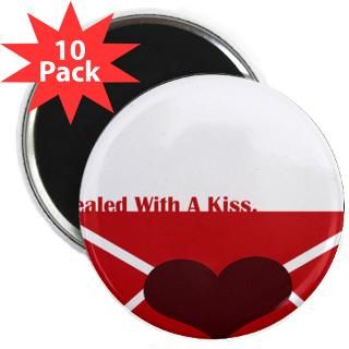 Sealed With A Kiss 2.25 Magnet (10 pack)