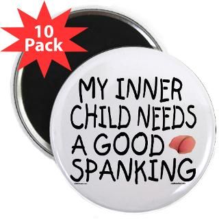 Inner Child Spanking 2.25 Magnet (10 pack)