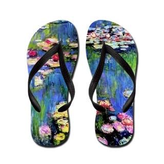 Art Gifts  Art Flip Flops  MONET WATERLILLIES Flip Flops