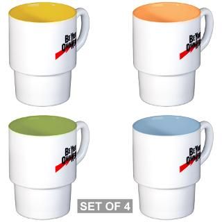 Be Your Own Hero Stackable Mug Set (4 mugs)