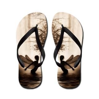 Black And White Gifts  Black And White Flip Flops  Believe Fairy
