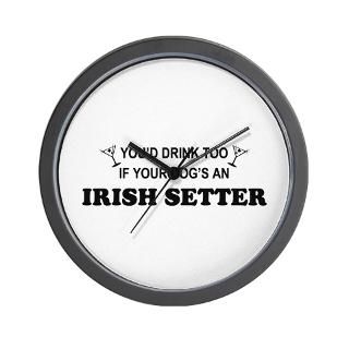 Irish Setter Clock  Buy Irish Setter Clocks