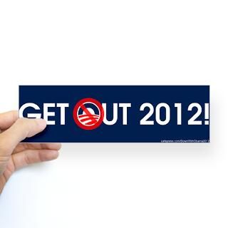Get Out 2012 (Single Bumper Sticker)