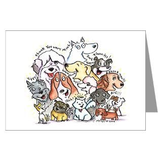Thank You Cards with Dogs Greeting Cards (Package