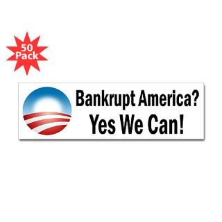 bankrupt america yes we can sticker 50 pk $ 119 99