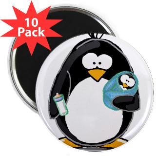 new baby boy Penguin 2.25 Magnet (10 pack)