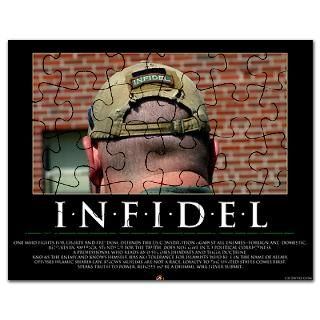 Afghanistan Gifts  Afghanistan Jigsaw Puzzle  Infidel 16x20