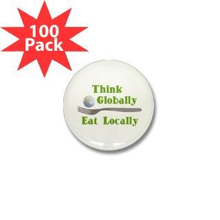 Eat Locally Mini Button (100 pack) for $125.00