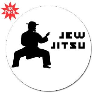Jew Jitsu 3 Lapel Sticker (48 pk)