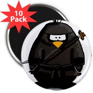 Martial Arts ninja penguin 2.25 Magnet (10 pack)