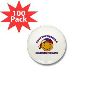 Cute Filipino Smiley Design Mini Button (100 pack) for $125.00