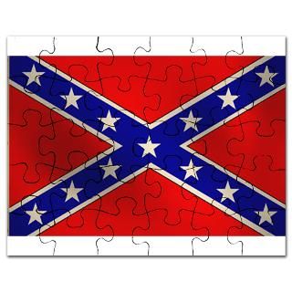 Civil War Flag Gifts  Civil War Flag Jigsaw Puzzle  Rebel Flag