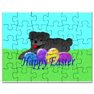 Art Gifts  Art Jigsaw Puzzle  Black Pug Puzzle