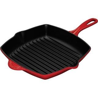 le creuset 10 25 in cherry red square grill pan $ 129 95