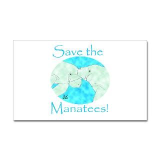 Save The Manatees Stickers  Car Bumper Stickers, Decals