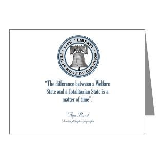 Ayn Rand Thank You Note Cards