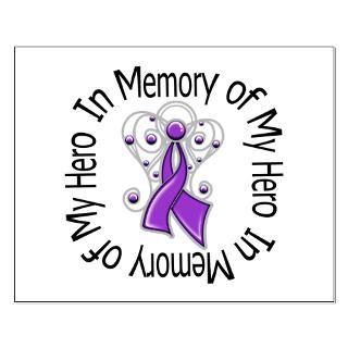 In Memory of My Hero Pancreatic Cancer Angel Shirt  Gifts 4 Awareness