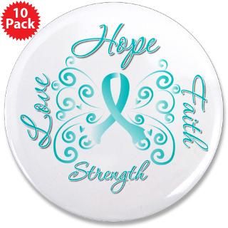 Cervical Cancer Butterfly Deco Ribbon Gifts  Gifts 4 Awareness Shirts