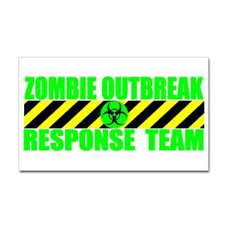 Zombie Outbreak Stickers  Car Bumper Stickers, Decals