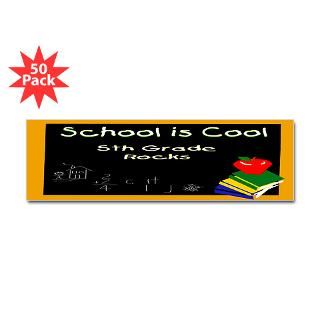 chalk board 5th grade bumper sticker 50 pk $ 135 99