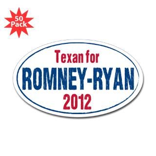Texan for Romney Ryan Decal for $140.00