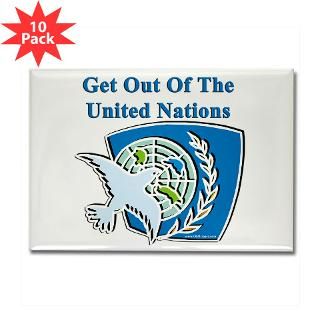 United Nations Rectangle Magnet (10 pack)