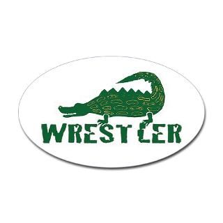 Alligator Wrestler 3 Lapel Sticker (48 pk)