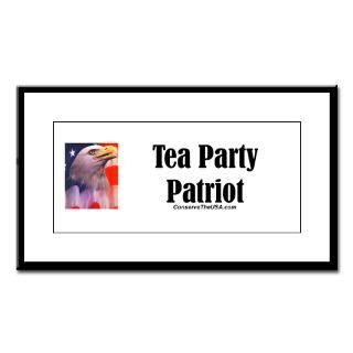 Tea Party Patriot Small Framed Print