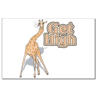 Get High Giraffe  T Shirt Paradise
