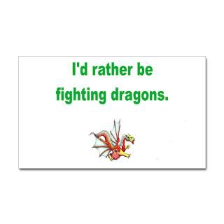 rather be fighting dragons  Funny Animal T Shirts