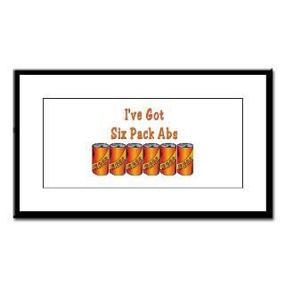 Six Pack Abs Small Framed Print