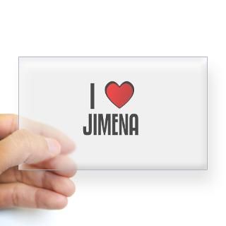 Love Jimena Stickers  Car Bumper Stickers, Decals