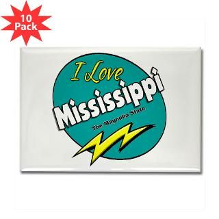 Mississippi gifts Rectangle Magnet (10 pack)