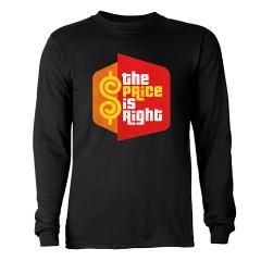 The Price Is Right Logo Long Sleeve Dark T Shirt