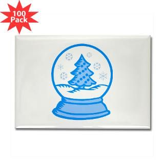 snow globe rectangle magnet 100 pack $ 164 99
