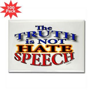 truth is not hate speech rectangle magnet 100 pac $ 168 99