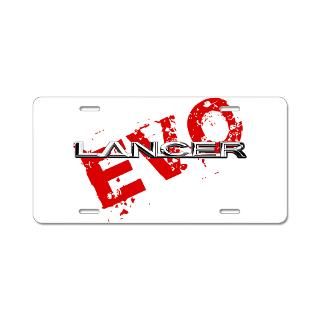 Evo X License Plate Covers  Evo X Front License Plate Covers