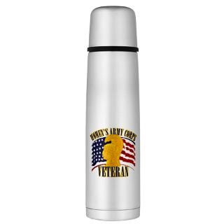 Army Girl Gifts  Army Girl Drinkware  WAC Veteran Large Thermos