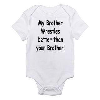 brother wrestles Body Suit by proudbaby
