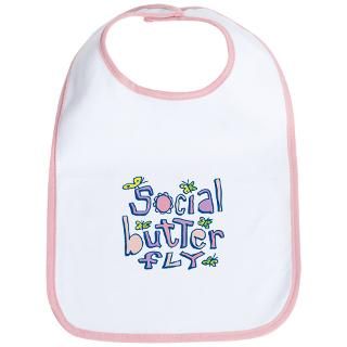 Bees Gifts  Bees Baby Bibs  Social Butterfly Bib