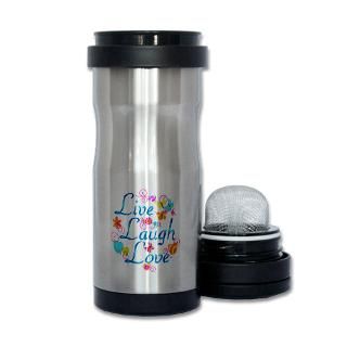 Happiness Gifts  Happiness Drinkware  Live Laugh Love Tea Tumbler