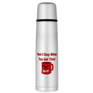 Dont Stop Large Thermos® Bottle by terrydee