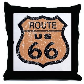 Vintage Look Route 66 Road Sign  Scarebaby Design