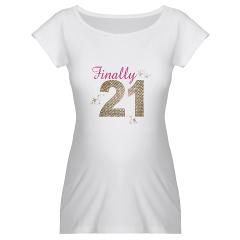 Finally 21 Birthday 21st Birthday T Shirt by alywear