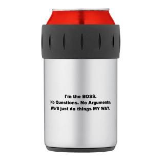 Arguments Gifts  Arguments Drinkware  Im the BOSS Thermos can