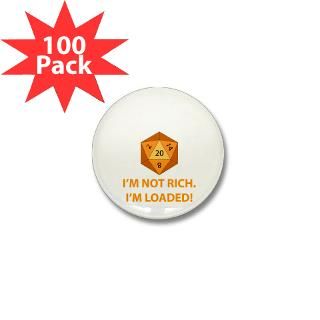 Loaded D20 Mini Button (100 pack)