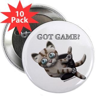 Got Game Kitten Rectangle Magnet (100 pack)