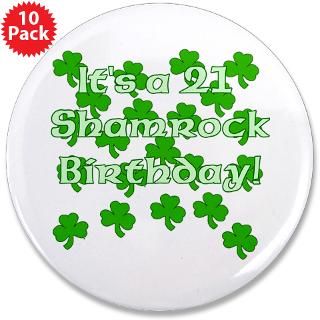 Its a 21 Shamrock Birthday St Pats Day Birthday  Leprechaun Gifts