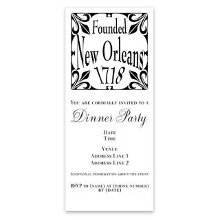 New Orleans Founded 1718 Invitations by Admin_CP154848